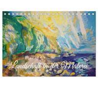 Landschaft in der Malerei: Ein Kunstkalender (Tischkalender 2026 DIN A5 quer), CALVENDO Monatskalender: 13 mal die Kunst des Sehens