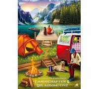 Landschaften & Urlaubsmotive - Malbuch für Erwachsene mit 50 wunderschönen Ausmalmotiven: Von traumhaften Sandstränden über beeindruckende Berglandschaften bis zu charmanten Stadtansichten