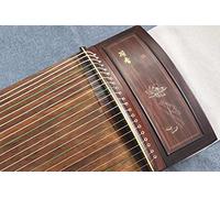 LANDTOM Sandalia profesional y Paulownia Guzheng con concha tallada (163 cm) Instrumento para adultos/niños/mayores/intermedios/principiantes