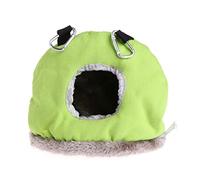 LANDUM - Nido de felpa cálida para colgar en jaulas de loros y pájaros en general, color aleatorio, 3 tamaños