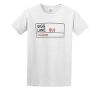 Lane Gigg Bl9 Segnale Di Print Unisex T-Shirts Men tee Cotton Tops White Shirt M