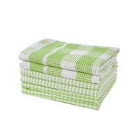 LANE LINEN Paños de cocina de algodón de, paquete de 6 paños de cocina para secar la cocina, paño suave y absorbente, paños de limpieza multiusos, 12 x 12 pulgadas, trapos de cocina