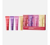 LANEIGE Mini Set de Brillo Labial de 4 Unidades Incluye Baya, Oso de Goma, Vainilla y Dulce de Caramelo (5 g c/u) para Labios Suaves y Brillantes | Bálsamo Labial Coreano Hidratante