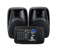 Laney AUDIOHUB Series AH2500D - Portable PA system - 2x500W - 6 channels Bluetooth and FX - 2 mics included