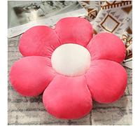 LANFIRE Cojín de Flores para Piso y Asiento de Silla - Almohada de Felpa Decorativa para Sofá y Cama (30CM, Rose)