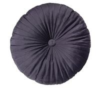 LANFIRE Cojín Redondo Cojín de Calabaza Cojín de Piso Cojín de Silla Cojín Decorativo Almohada sofá Cama (35CM, Grey)