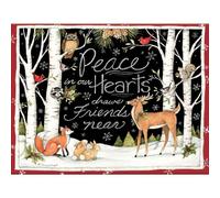 Lang Susan Winget 1004777 - Tarjetas de Navidad (18 unidades, 19 sobres, 13,7 x 17,5 cm)