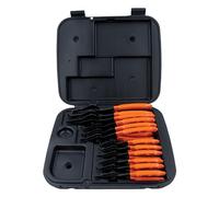 Lang Tools (3495) Juego de alicates de anillo de presión interno y externo de 12 piezas con combinación de punta fija