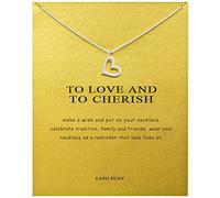 LANG XUAN Collar con colgante de brújula y tarjeta de mensaje, diseño de sol, buena suerte, elefante, estrella de mar, collar con tarjeta de regalo, Metal Tela metal, desconocido