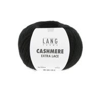 Lang Yarns Cashmere Extra Lace 96.0004 - Negro