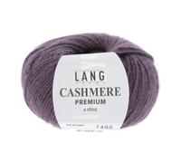 Lang Yarns Cashmere Premium Berenjena Mezclado 180