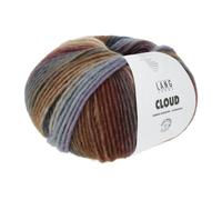 Lang Yarns CLOUD 12 Lana 260m Castaño/Petrol 0,10 kg HW 22/23