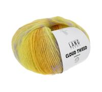 Lang Yarns CLOUD TWEED 3, Lana Color amarillo/verde, 260 m/kg