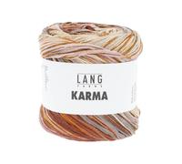 Lang Yarns - Karma 0009 marrón, beige, gris, 100 g