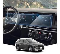 LANGBEAN 12,3" All-in-One Protector Pantalla para Hyundai Tucson 2025 2026 | Funda Pantalla, Pelicula 9H Cristal Templado, Anti-Huellas Dactilares, Anti-Arañazos, Alta Sensibilidad, Navegación Accesorio