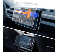 LANGBEAN 16"+8" Protector Pantalla Mate Model Y 2026 Premium Performance | 2Pcs Funda Pantalla Delantera y Trasera, Pelicula con Kit Alineación, 9H Cristal Templado, Tesla Model Y Juniper Accesorios