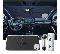 LANGBEAN [Actualizado] Parasol para Parabrisas Ford Focus 2019-2025, Parasol Plegable Bloquea Rayos UV & Calor, Protector Visor Solar Fácil de Instalar y Plegar, Accesorio Verano