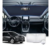 LANGBEAN [Actualizado] Parasol para Parabrisas Toyota RAV4 2019-2025, Parasol Plegable Bloquea Rayos UV & Calor, Protector Visor Solar Accesorio Verano
