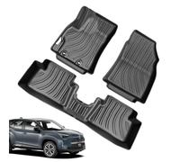LANGBEAN Alfombrilla para Toyota Yaris Cross Hybrid 2026 2025 2024 2023 2022 2021, Alfombras Yaris Cross Originales TPE, Accesorios Antideslizantes e Impermeables, Negro (3 Piezas)