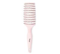 LANGE HAIR Siena Flexi Curved Vented Hair Brush Detangle Brush with Nylon Bristles Best Brush for Tangles and Knots Ideal