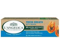 L'Angelica, Fresh Breath Pasta de dientes con papaya, 75 ml - ¡a largo plazo!