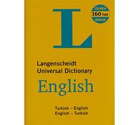 Langenscheidt English-Turkish, Turkish-English Universal Dictionary: English - Turkish / Turkish - English New and Revised Edition