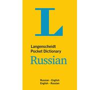 Langenscheidt Pocket Dictionary Russian: Russian-English/English-Russian (Langenscheidt Pocket Dictionaries)