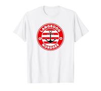 Langeoog Isla del Mar del Norte Vacaciones Playa Surf Recuerdo Camiseta gráfica económica, Hombre, Blanco, XL