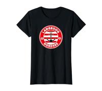 Langeoog Isla del Mar del Norte Vacaciones Playa Surf Recuerdo Camiseta gráfica económica, Mujer, Negro, S