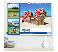 Langeoog - Sommer, Sonne, Strand (hochwertiger Premium Wandkalender 2026 DIN A2 quer), Kunstdruck in Hochglanz: Der Inselsommer mit vielen Sonnenstunden macht Lust auf Meer!