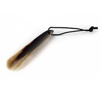 Langer & Messmer Calzador de cuerno auténtico, hecho a mano, cada pieza es un ejemplar único de cuerno natural (18 cm)