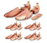 Langer & Messmer Hormas para zapatos de madera de cedro para hombre y mujer incluye calzador pequeño de madera de cedro perfecto para viajes, tamaño 34-50 el original! 1 par 46/47