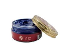 Langer & Messmer la mejor crema para el cuidado del cuero liso crema para el cuidado del calzado de alta calidad 50 ml | Apta para todo tipo de calzado de cuero liso azul