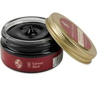 Langer & Messmer la mejor crema para el cuidado del cuero liso crema para el cuidado del calzado de alta calidad 50 ml | Apta para todo tipo de calzado de cuero liso negro