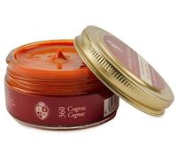 Langer & Messmer la mejor crema para el cuidado del cuero liso crema para el cuidado del calzado de alta calidad 50 ml | Apta para todo tipo de calzado de cuero liso coñac