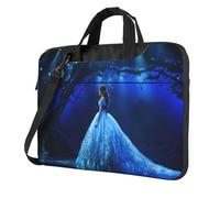 Langhbozdp Funda para portátil con estampado de teatro musical con correa para el hombro, bolsillo, se adapta a portátiles de 13/14/15.6 pulgadas, Negro, 15.6 inch