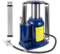 Langjiee Gato Hidráulico Neumático De Botella De 32 Toneladas/70550 Libras con Bomba Manual para Elevador De Reparación De Vehículos Recreativos Y Camiones De Alta Resistencia