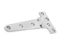 Langlive Acero Inoxidable -Pulido para una Puerta Casera 151 * 75 * 4.5 Mm, No Es Fácil De Deformar, para Bisagra de Cocina Portuaria