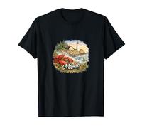 Langosta y pinos del Faro de Maine Camiseta