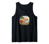 Langosta y pinos del Faro de Maine Camiseta sin Mangas