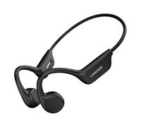 Langsdom BE17 - Auriculares de conducción ósea con Bluetooth 5.4, IPX8 impermeable, 32 GB de memoria, resistente al sudor para deportes, llamadas manos libres