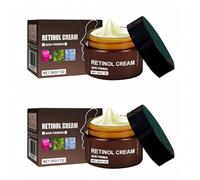 LANGSTON Crema Facial con Retinol, Vitamina C y Péptidos - Hidratante Antiarrugas para Cara y Cuello - Reafirmante para Piel Madura - Cuidado Diario, 30g,2