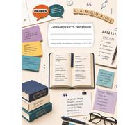 Language Arts Notebook: College Ruled, Numbered Pages, Index, 150 Pages, 7.5 x 9.75 - For Middle School and High School Students