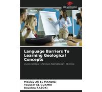 Language Barriers To Learning Geological Concepts: Cycle Collégial - Parcours International - Morocco