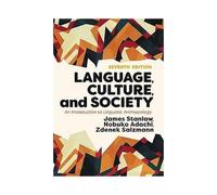 Language Culture And Society by Zdenek Salzmann Paperback Book