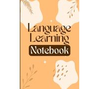 Language Learning Notebook - Vocabulary & Grammar Study Journal: Lined Minimalist Papers with Progress Tracker - 120 Pages for Language Learners and Daily Study For Children