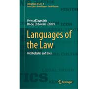 Lenguajes del Derecho: Vocabularios y Usos – 4 (Signos Vivos del Derecho)