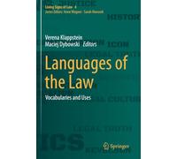 Languages of the Law: Vocabularies and Uses (Living Signs of Law)