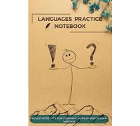 Languages practice Notebook - Your Daily Language Builder: A Vocabulary Notebook for Learning One Word a Day in Any Language