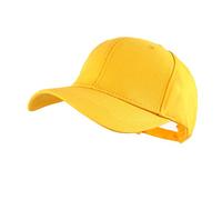 LANGZHEN Gorra de béisbol 100% algodón clásico Masculino Femenino Sombrero de baño Ajustable (Estructura Amarilla)